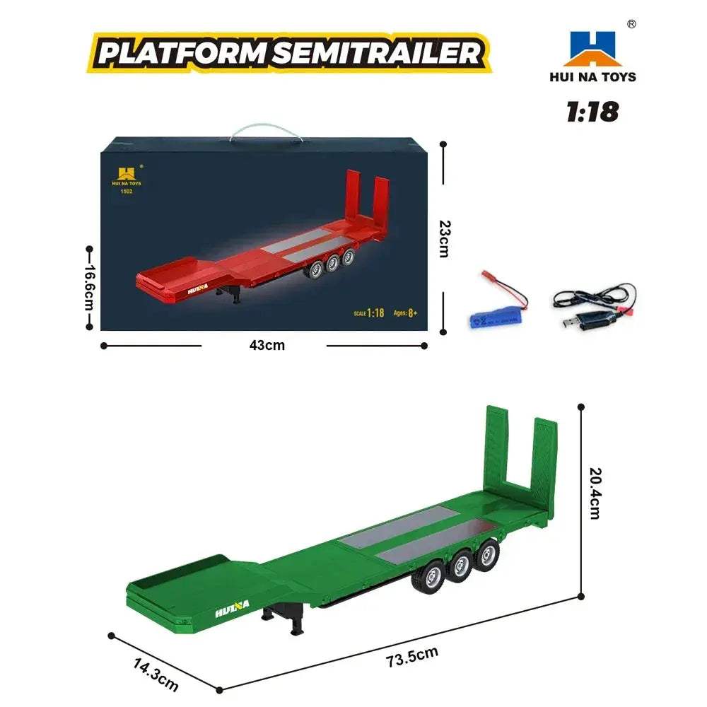 Scania Alloy RC Truck With Light Sound And Trailer - Image 7