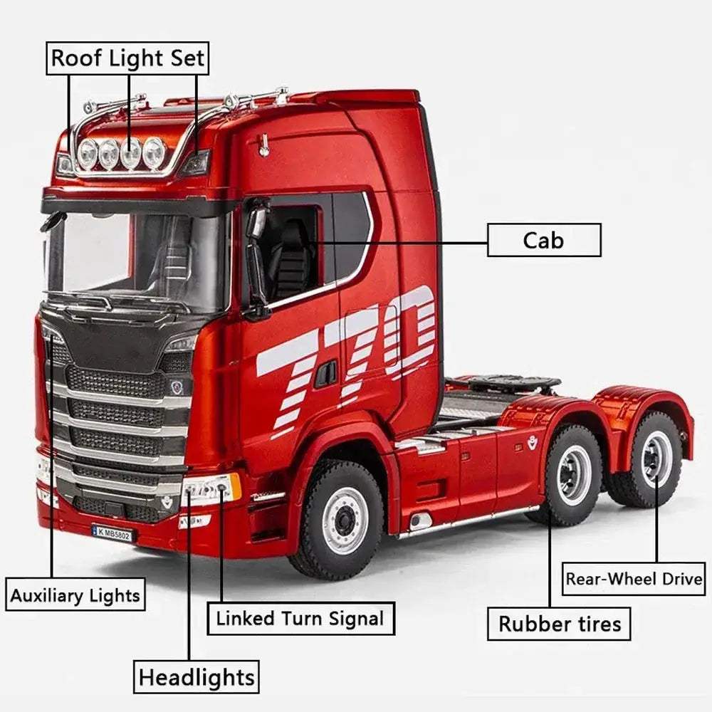 Remote Control RC Truck Alloy With Light And Sound - Image 2