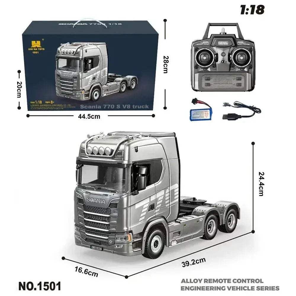 Remote Control RC Truck Alloy With Light And Sound - Image 6