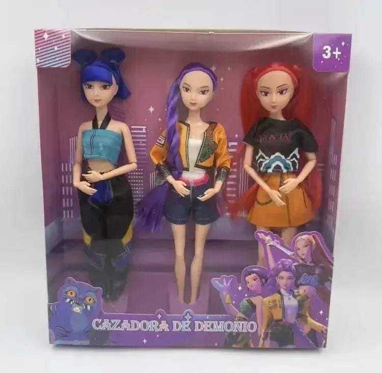Hunting Witch Kpop Dolls Set Rumii Mira Zoe PVC Figures - Image 19