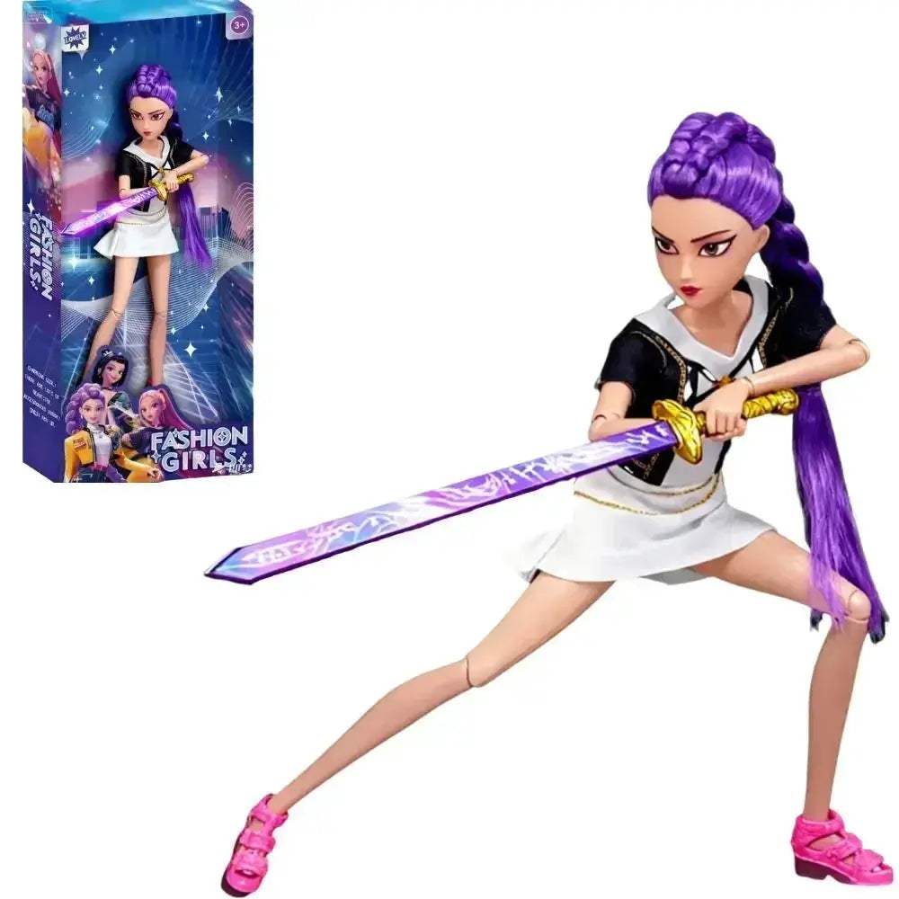 Hunting Witch Kpop Dolls Set Rumii Mira Zoe PVC Figures - Image 4