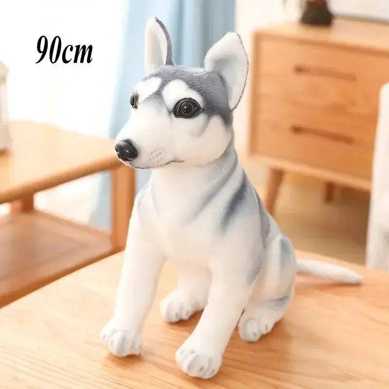 Husky Plush Toy Pillow Soft Stuffed Dog Gift For Kids - Image 10