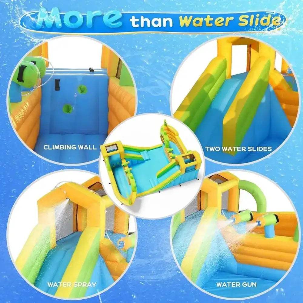 Pirate Water Slide Park Epic Bounce House With Water Cannons - Image 4