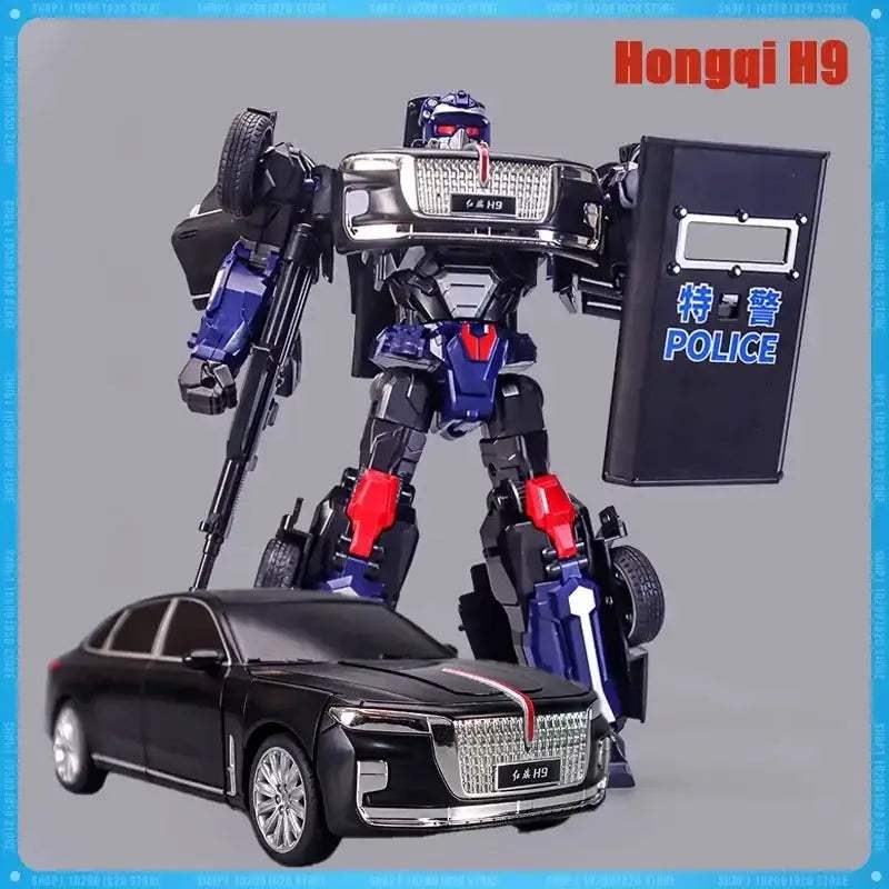 Transformation Li Jiang H9 Police Car Action Figure