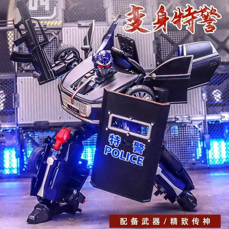 Transformation Li Jiang H9 Police Car Action Figure - Image 3