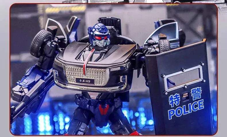 Transformation Li Jiang H9 Police Car Action Figure - Image 6