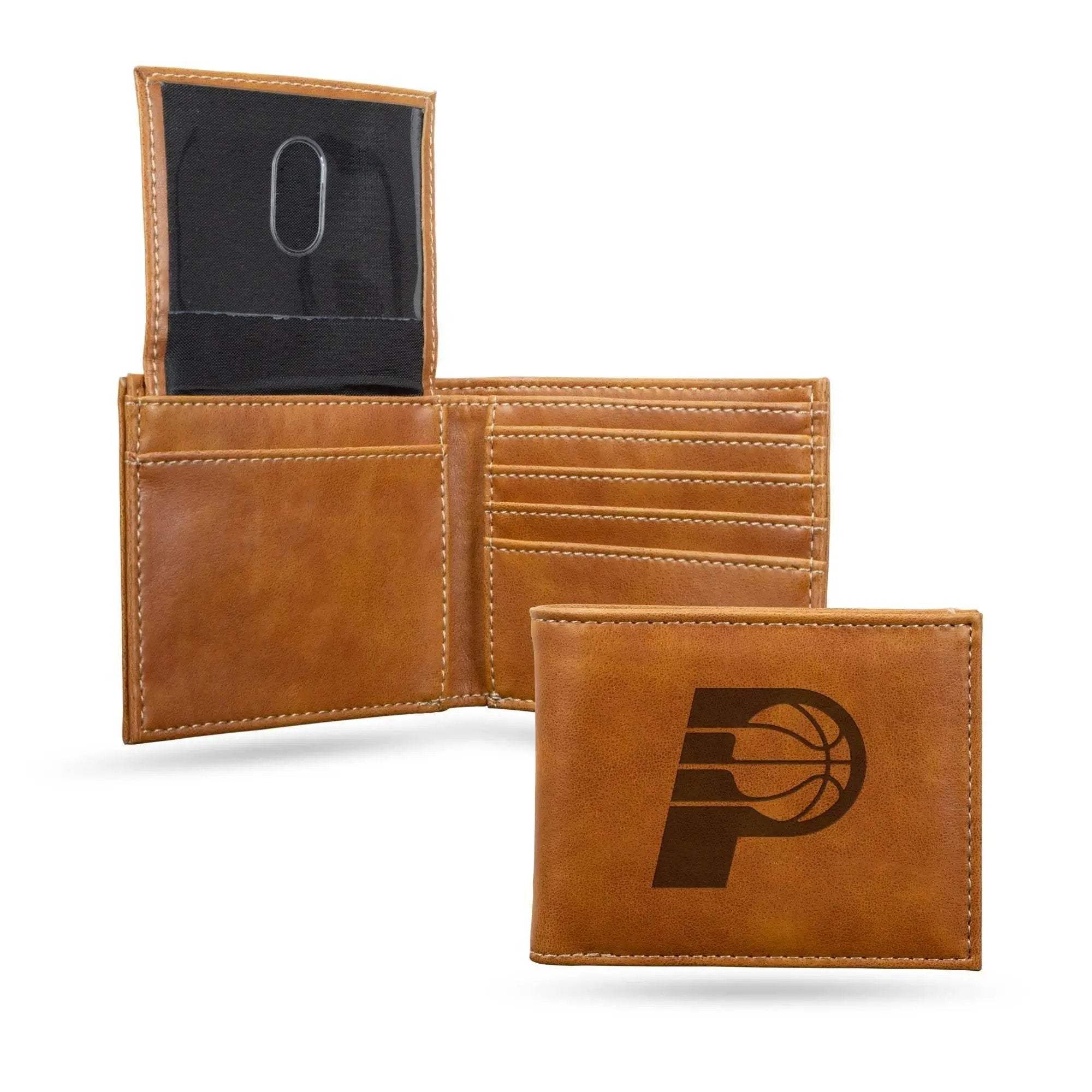 Indiana Pacers Leather Wallet Billfold Laser Engraved