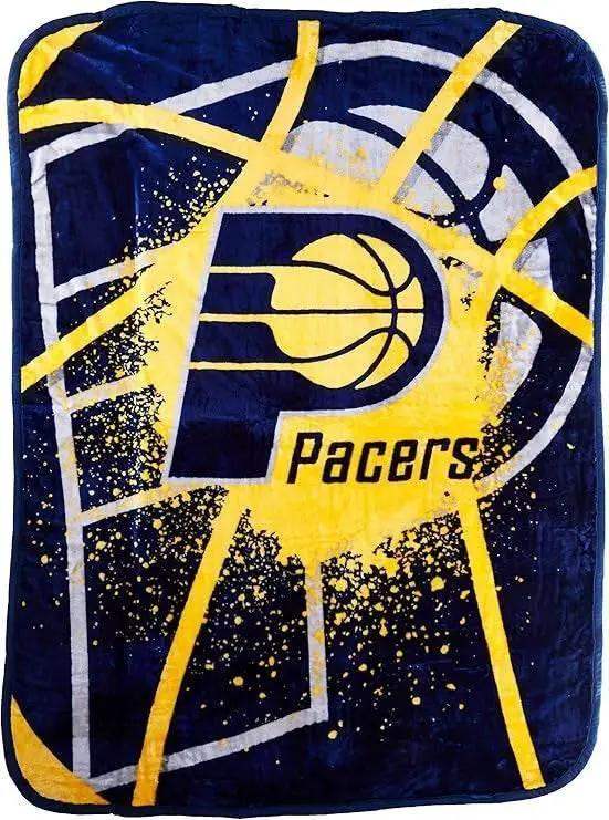 Indiana Pacers Raschel Blanket 60x80 Shadow Play Design