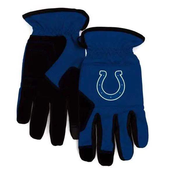 Indianapolis Colts Work Gloves Padded Protection Grip