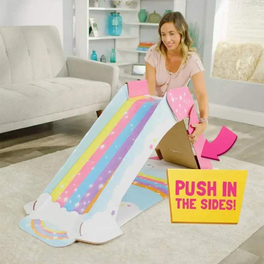 Indoor Cardboard Slide for Toddlers Durable Foldable Playground Toy - Image 4