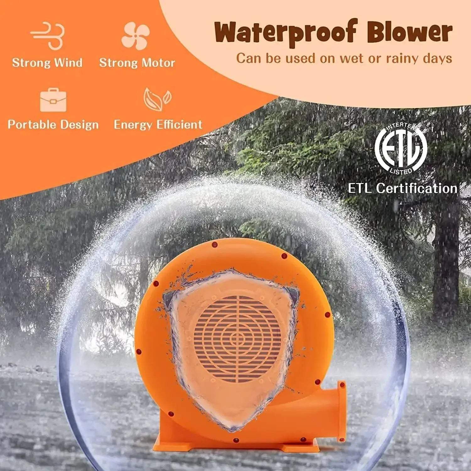 Six In One Giant Inflatable Water Slide Park With Blower - Image 4