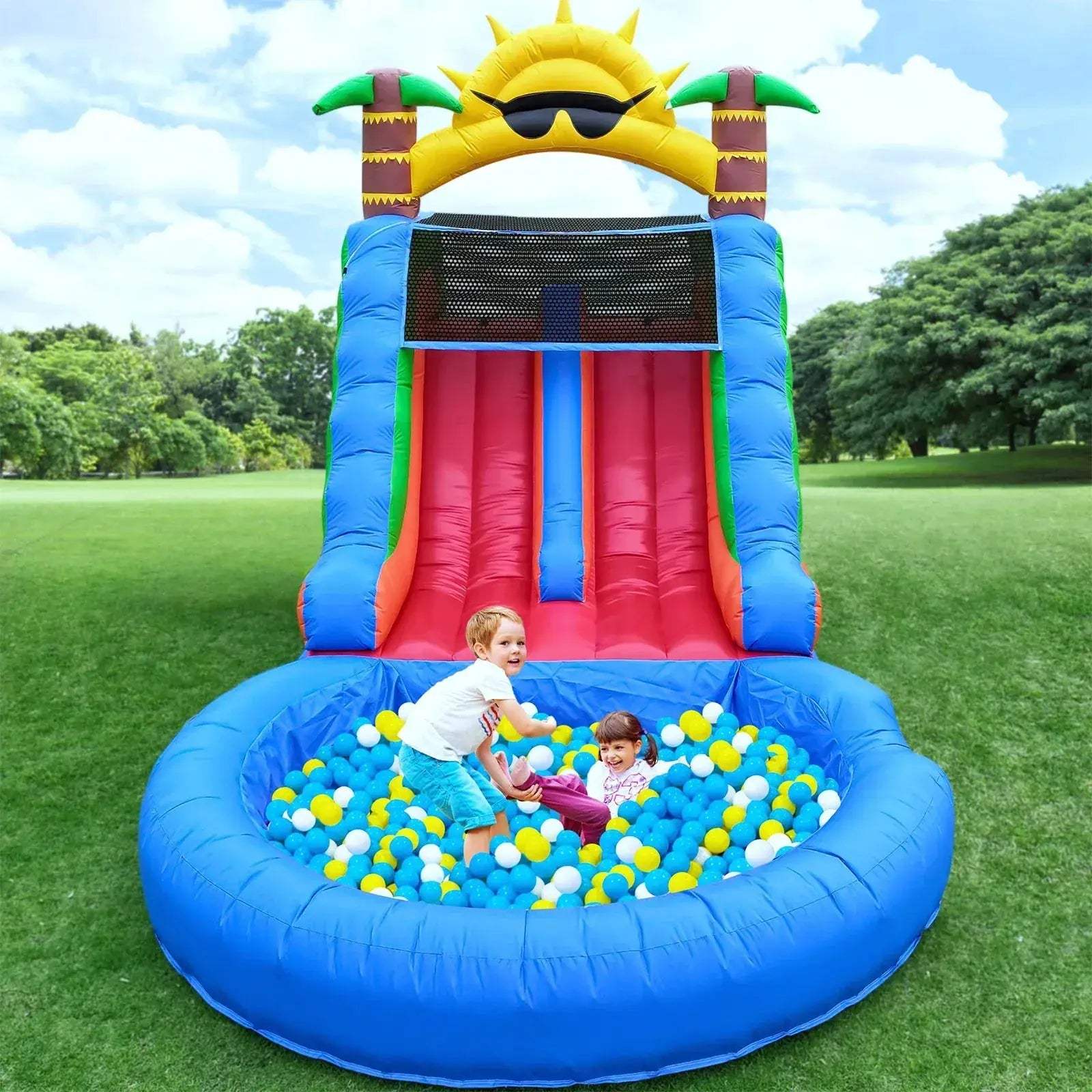 Commercial Inflatable Water Slide With 1100W Blower - Image 3