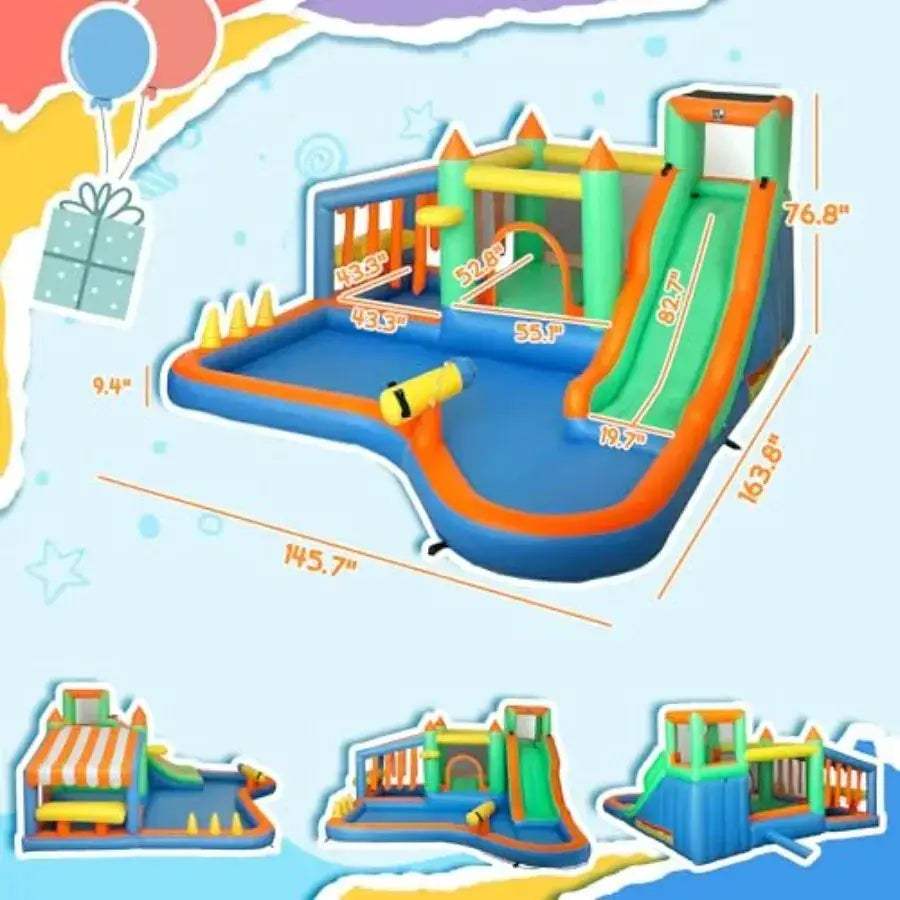 Inflatable Water Park With Water Slide All In One Fun - Image 6