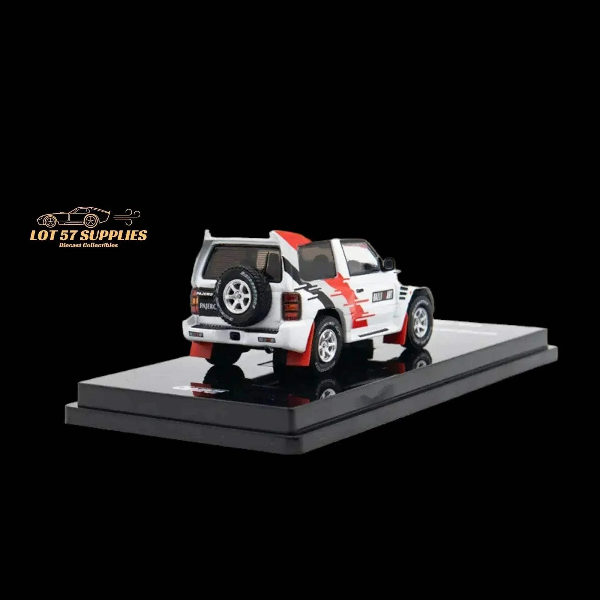 Inno64 Mitsubishi Pajero Evolution Ralliart White 1:64 - Image 4
