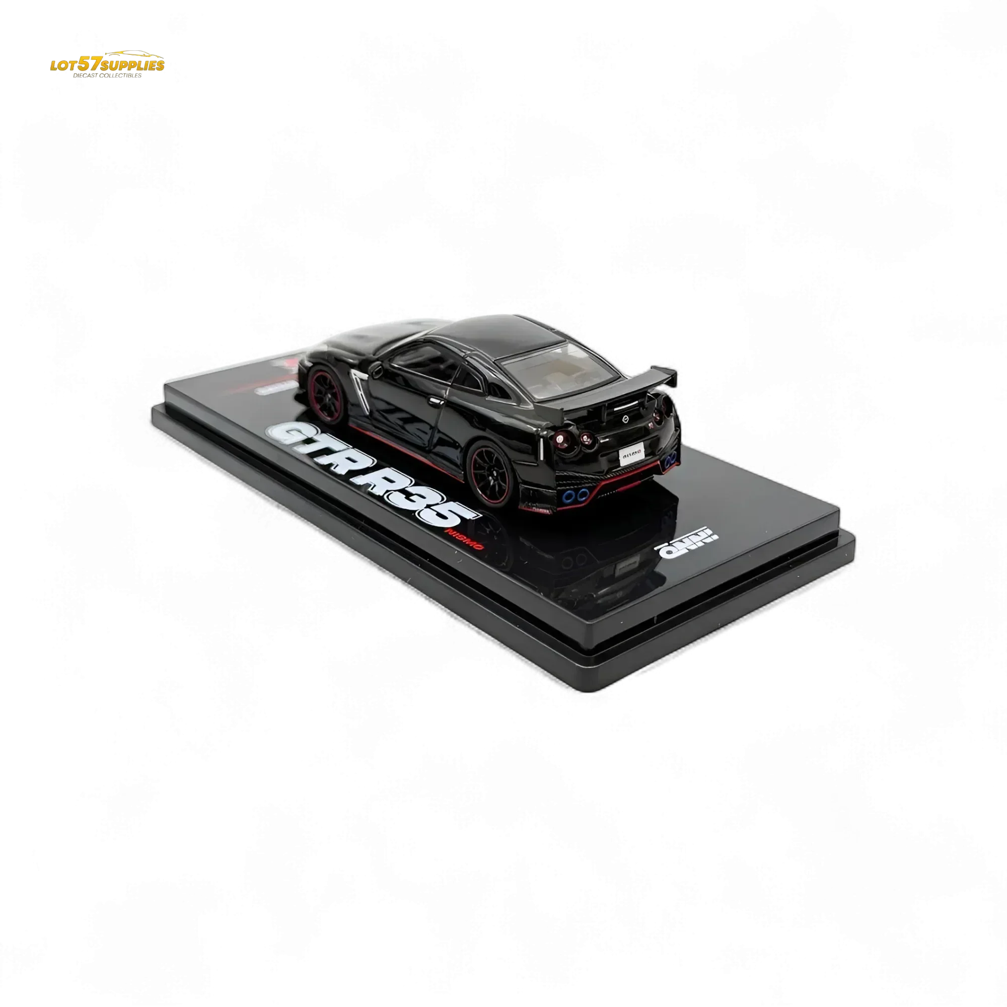 Inno64 Nissan GT-R R35 NISMO Black 1:64 - Image 2