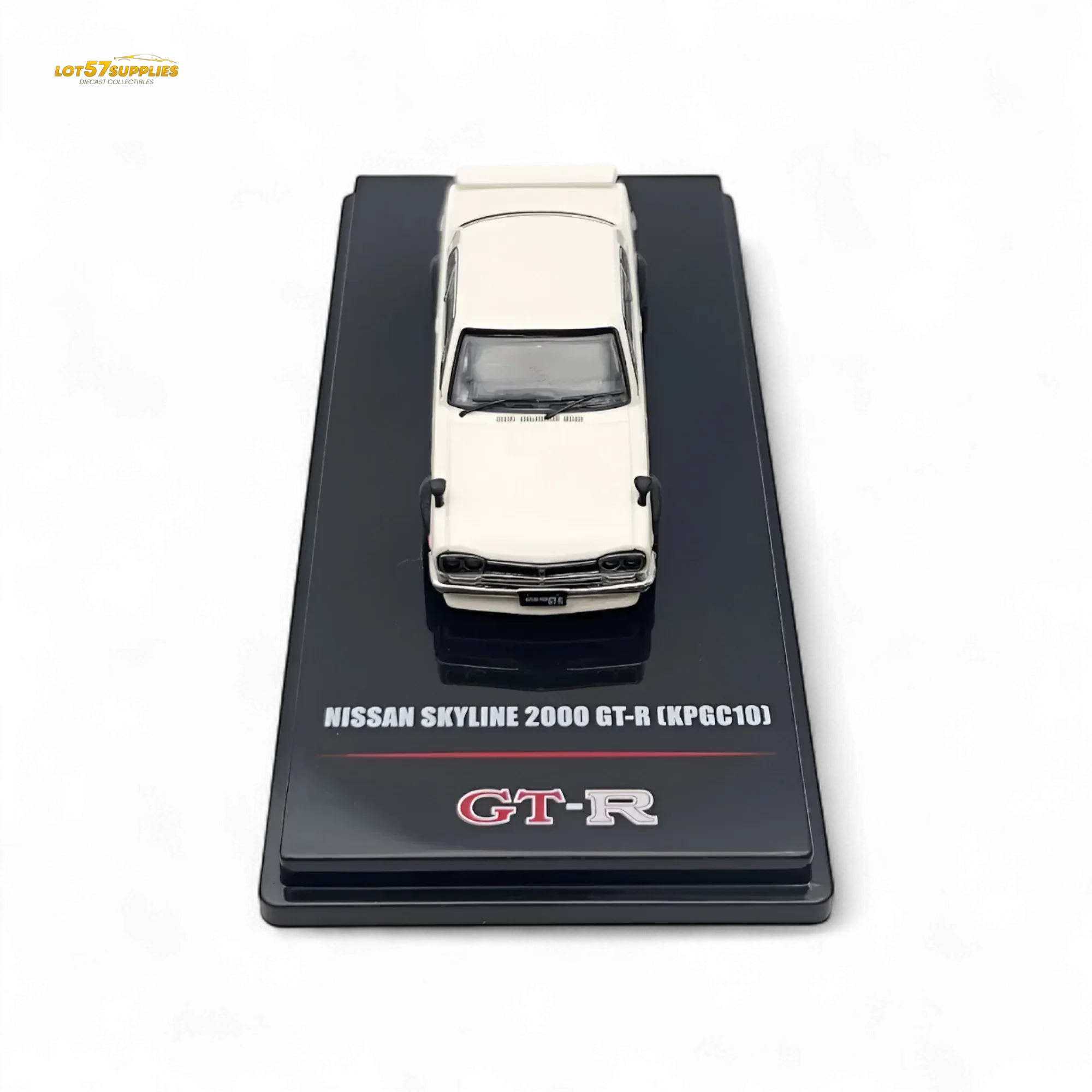Inno64 Nissan Skyline 2000 GT-R KPGC10 White 1:64 - Image 4