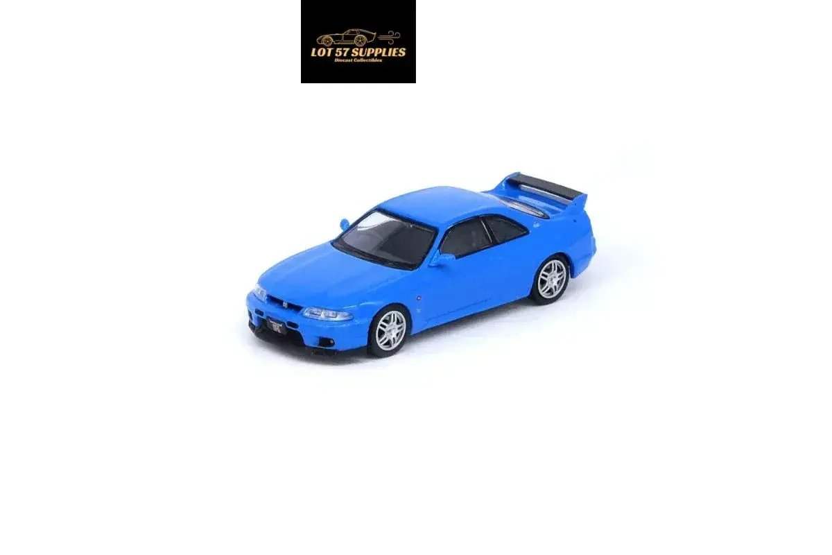 Inno64 Nissan Skyline GT-R R33 Blue 1:64 - Image 3