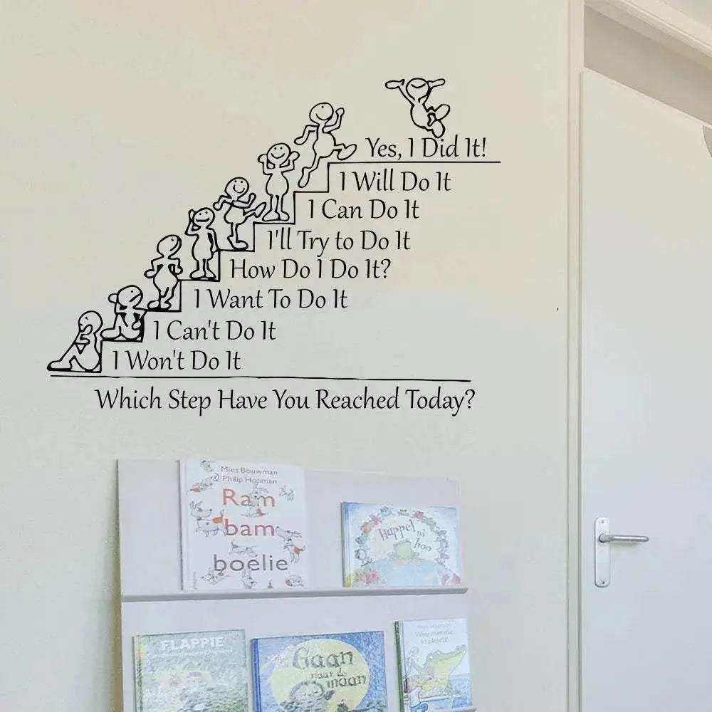 Inspiring Wall Sticker Removable Teamwork Quotes Office - Image 3