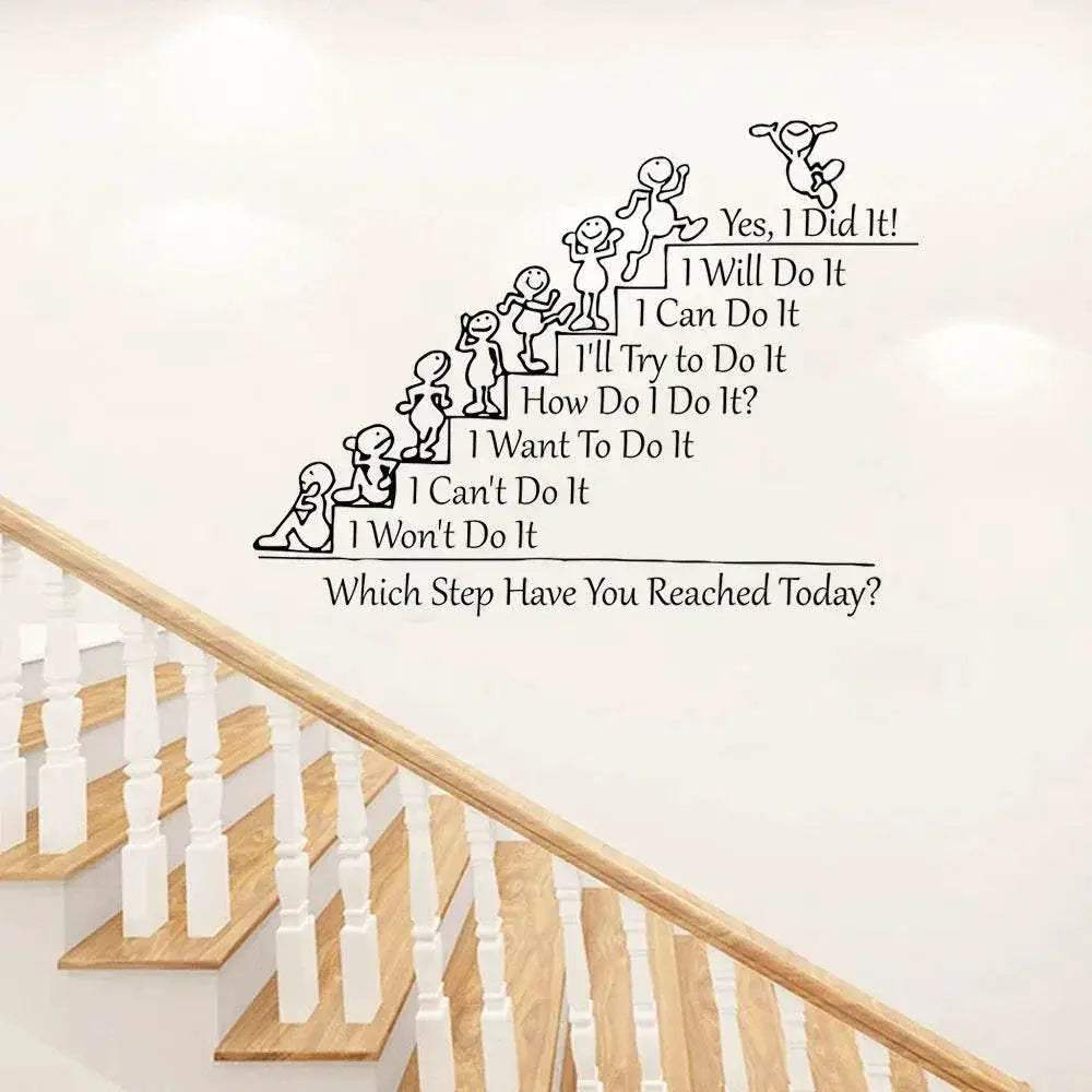 Inspiring Wall Sticker Removable Teamwork Quotes Office - Image 5