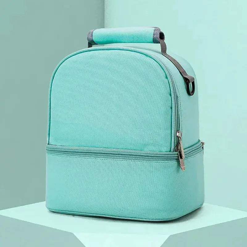 Insulated Diaper Bag With Large Capacity Lunch Bag - Image 9