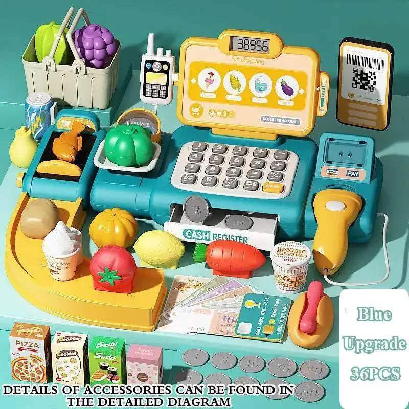 Interactive Cash Register Toy With Intelligent Recognition Scanner Microphone And Credit Card Reader For Ages 3 To 12 - Image 9