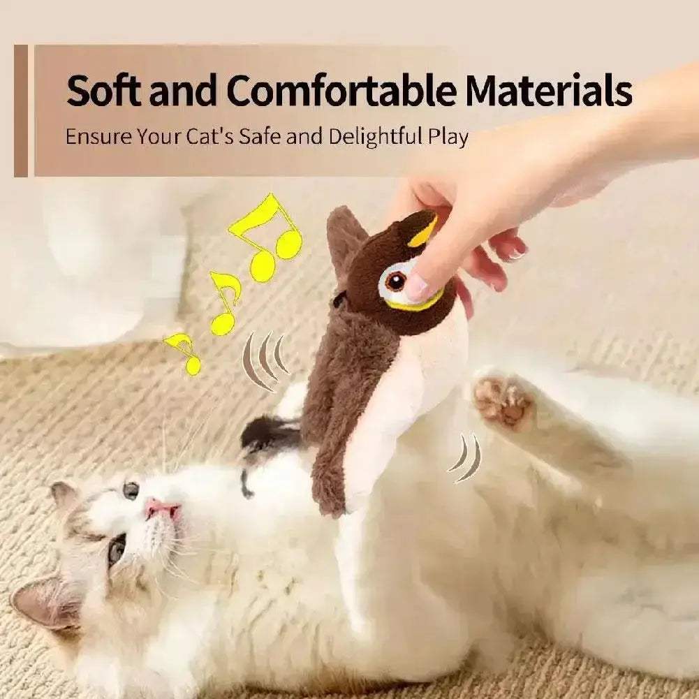 Interactive Dancing Bird Cat Toy With Catnip For Flapping Fun - Image 2