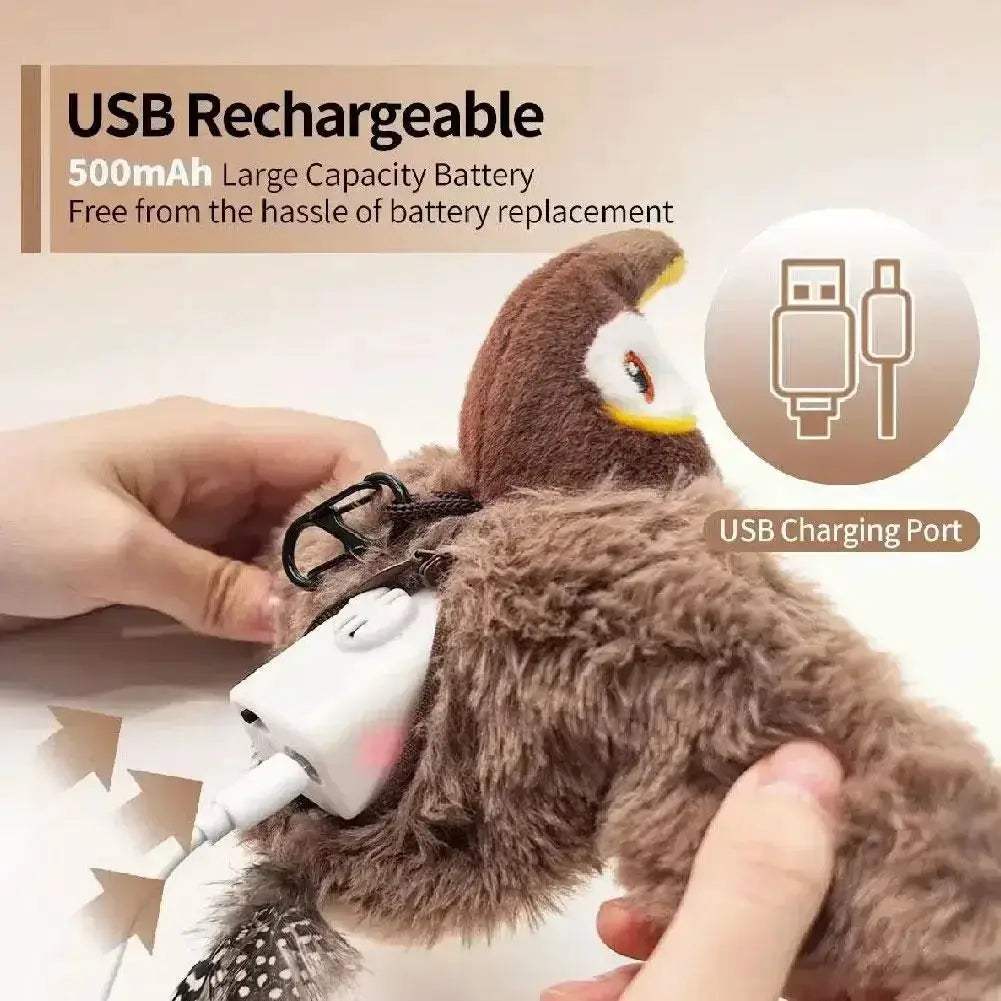Interactive Dancing Bird Cat Toy With Catnip For Flapping Fun - Image 4