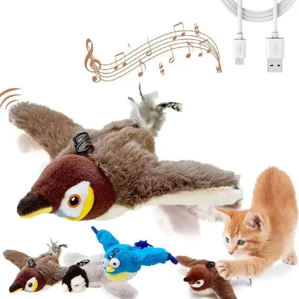 Interactive Dancing Bird Cat Toy With Catnip For Flapping Fun - Image 6
