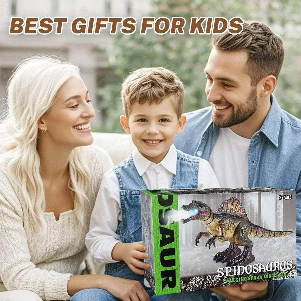 Interactive RC Dinosaur Toy With Sound Spray Light For Kids - Image 3