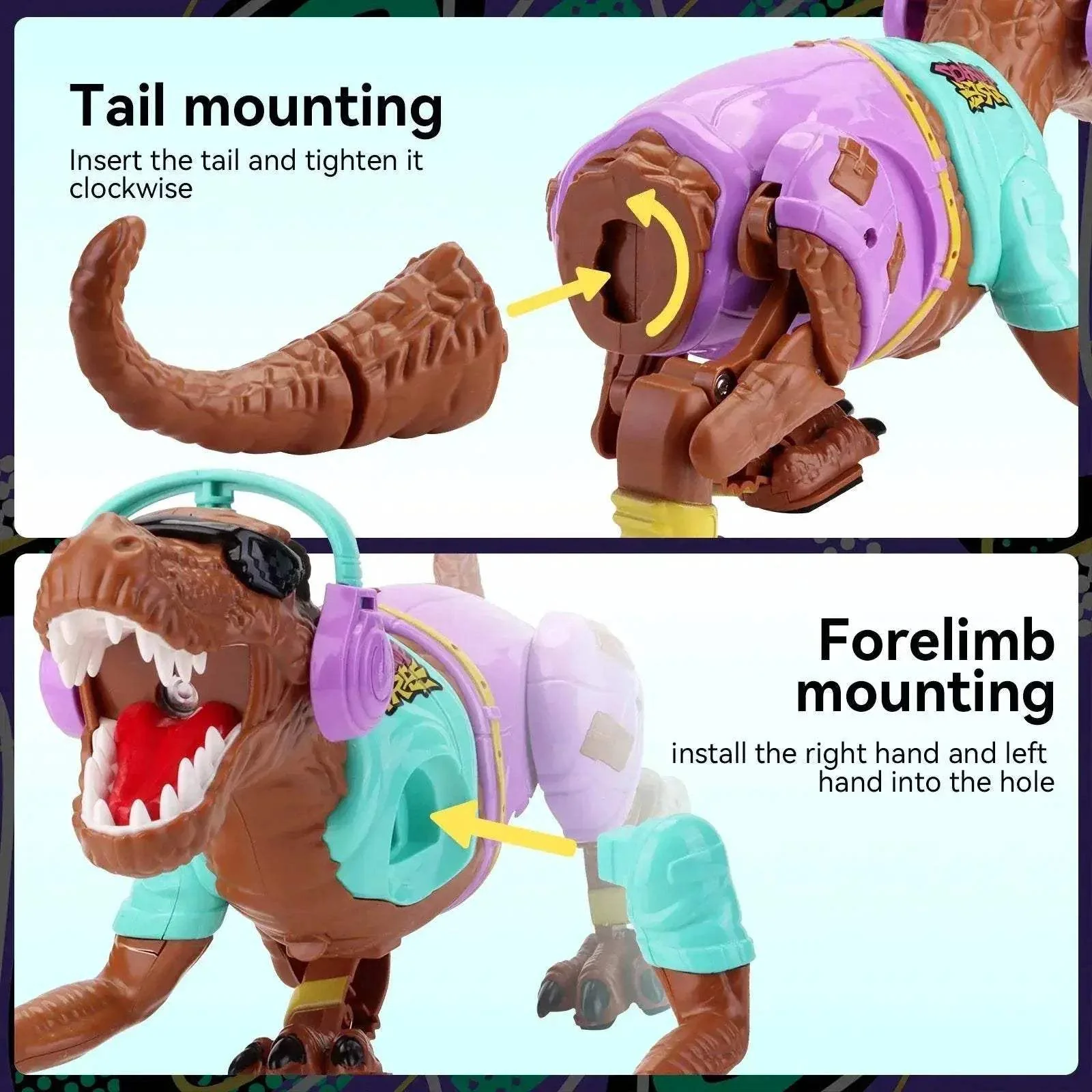 Interactive RC Walking Dinosaur Toy Light And Sound Kids - Image 2