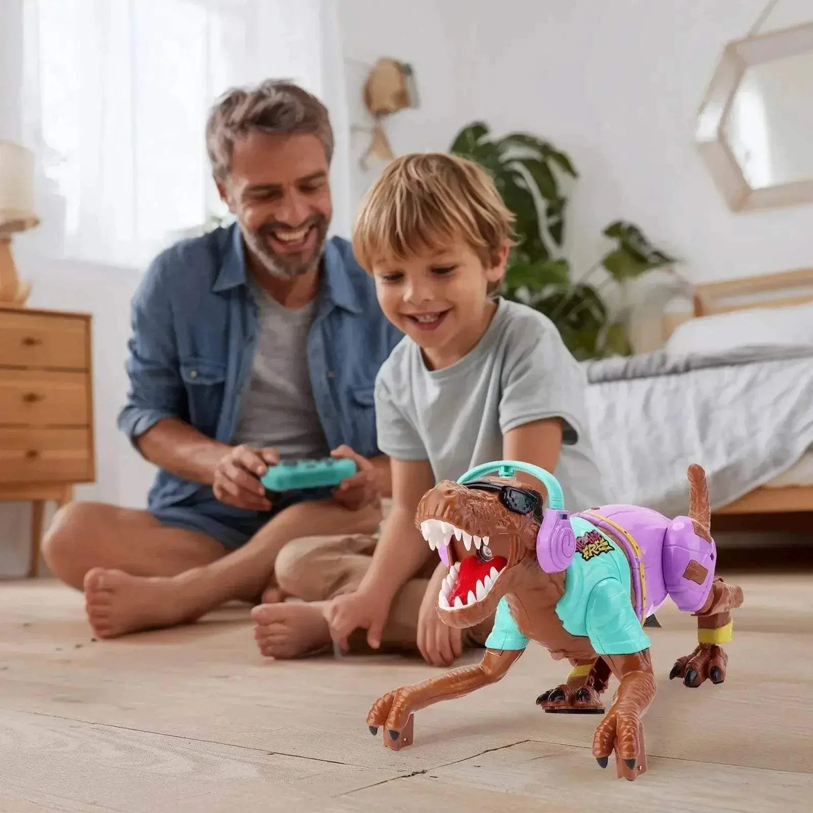 Interactive RC Walking Dinosaur Toy Light And Sound Kids - Image 6