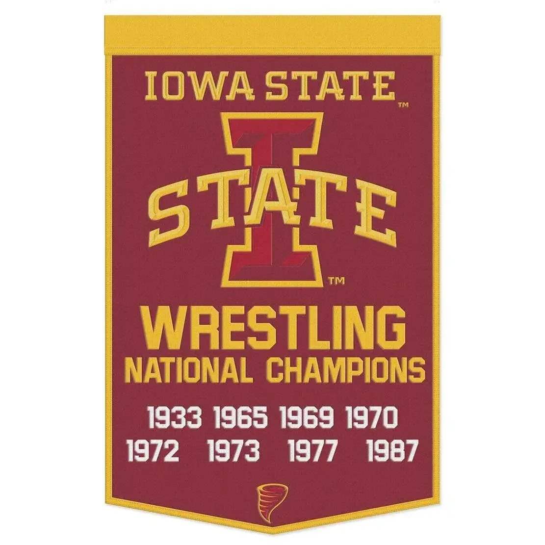 Iowa State Cyclones Wool Banner 24 By 38 Champ Design