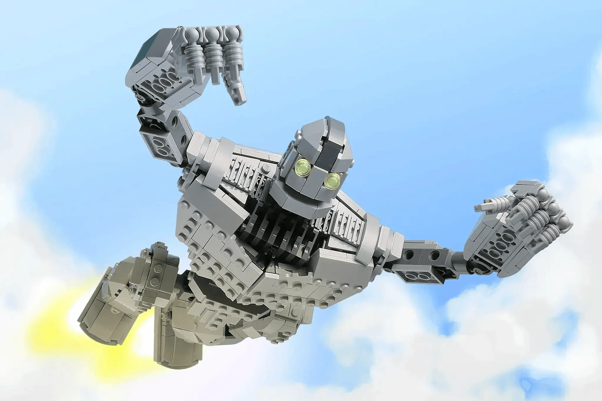 Iron Giant - Custom MOC made using LEGO parts - Image 4