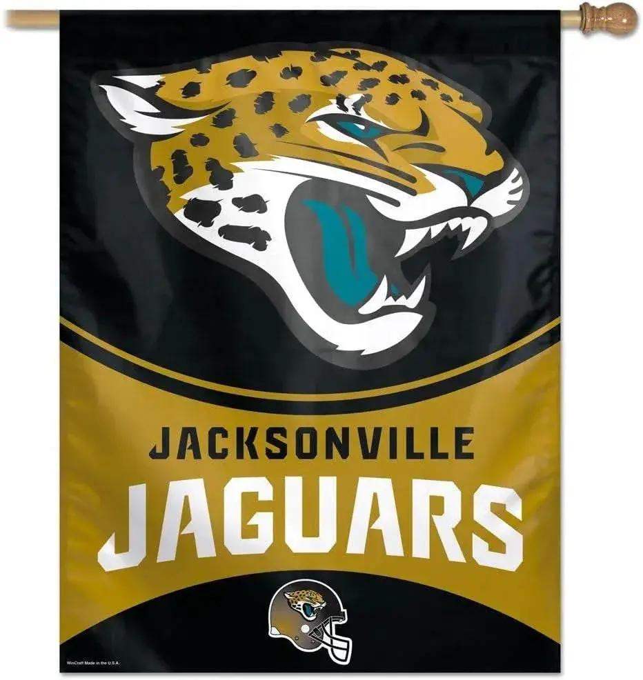 Jacksonville Jaguars 27x37 Vertical Banner Outdoor Flag