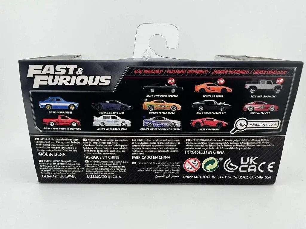 Fast And Furious Toyota Supra Diecast 1 32 Scale White - Image 3