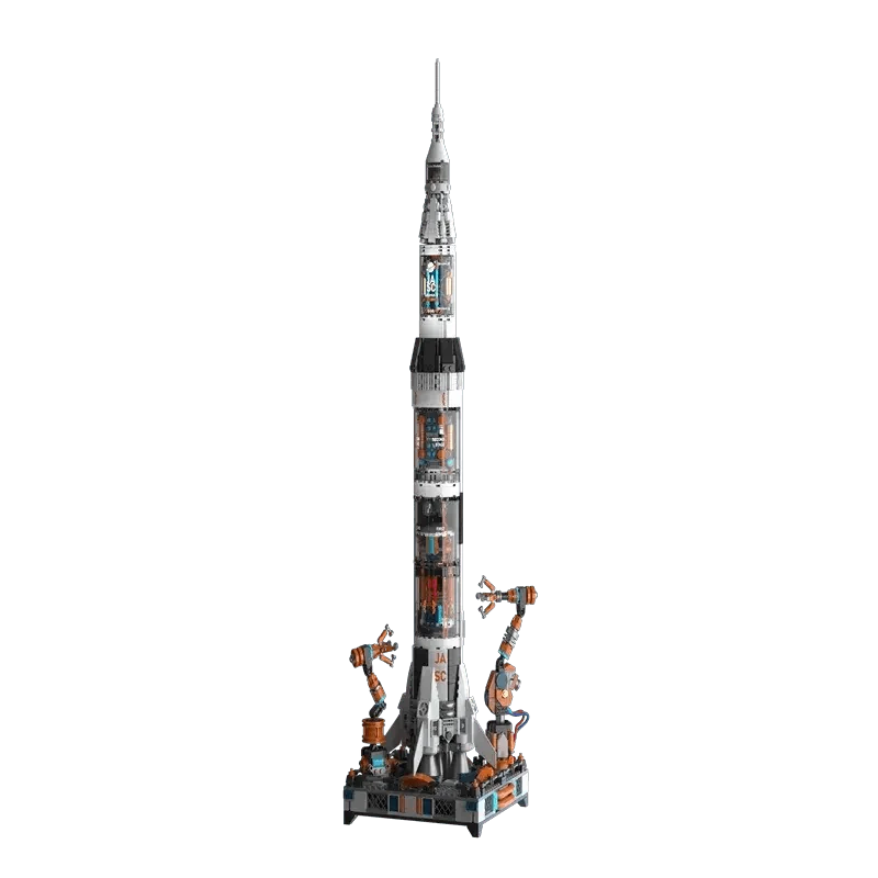 Educational Space Rocket Building Blocks for Adults and Kids - Image 8