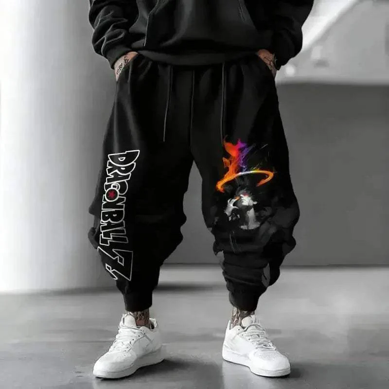 Dragon Ball Z Anime Sweatpants Pure Cotton Harajuku Style - Image 4