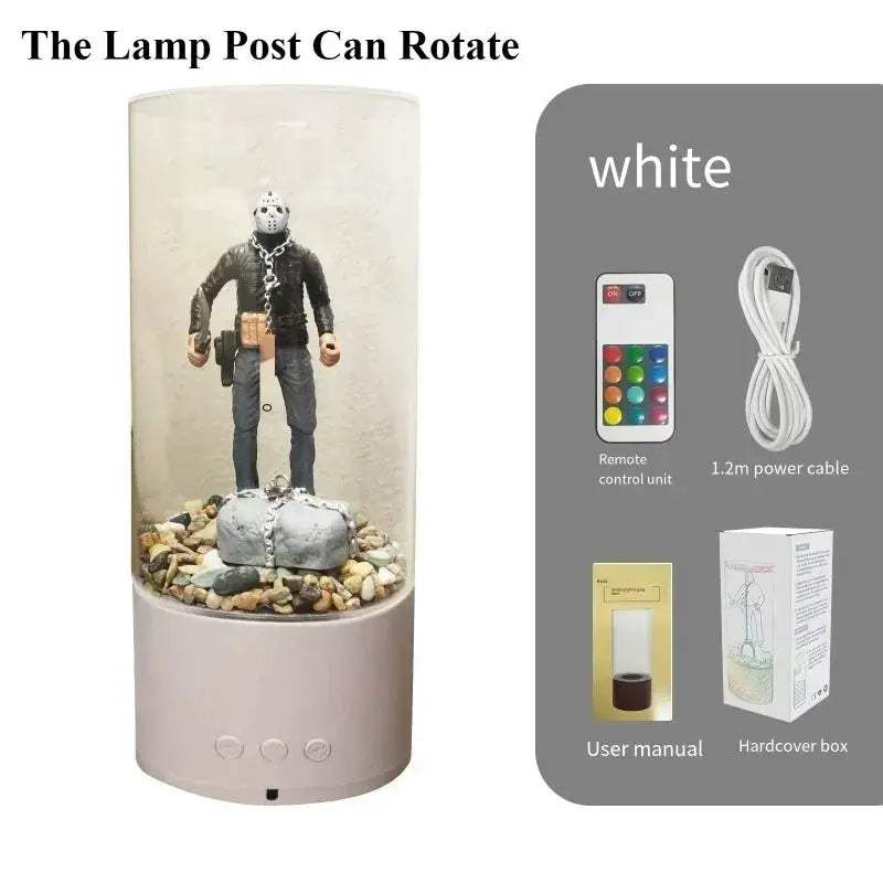 Jason Voorhees Water Lantern LED Night Light Halloween - Image 8