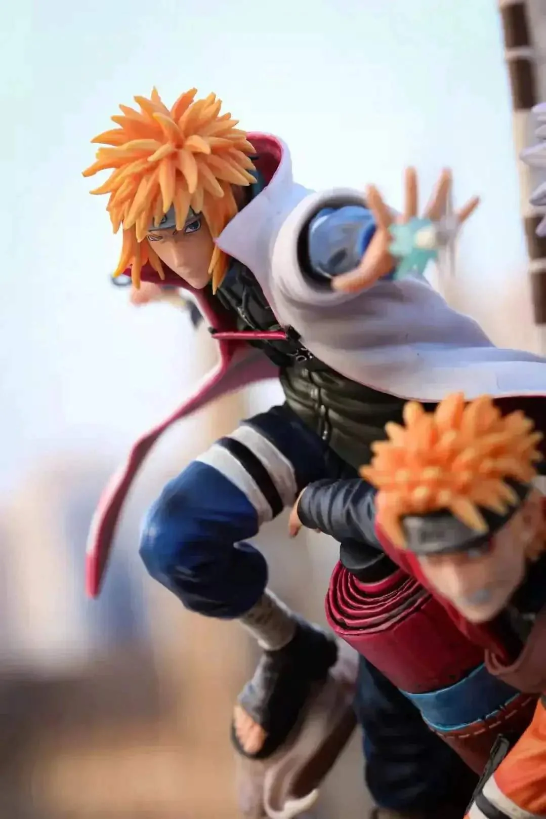 Jiraiya Minato and Naruto Anime Figurines, NARUTO SHIPPUDEN Figures Master and Apprentice Figure 41cm - Image 12