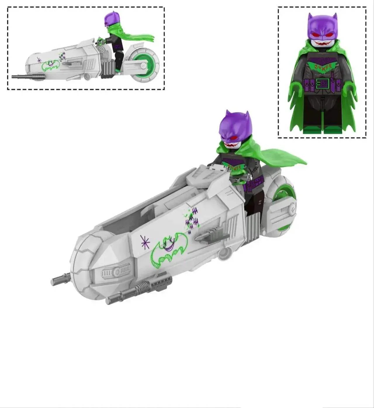 Joker Knight Custom Minifig