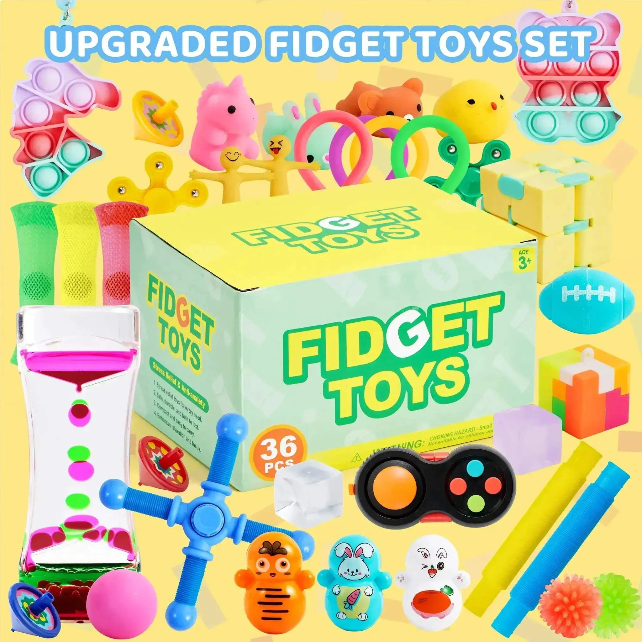 Joyfy 60 Pack Fidget Toys For Parties And Stress Relief - Image 6