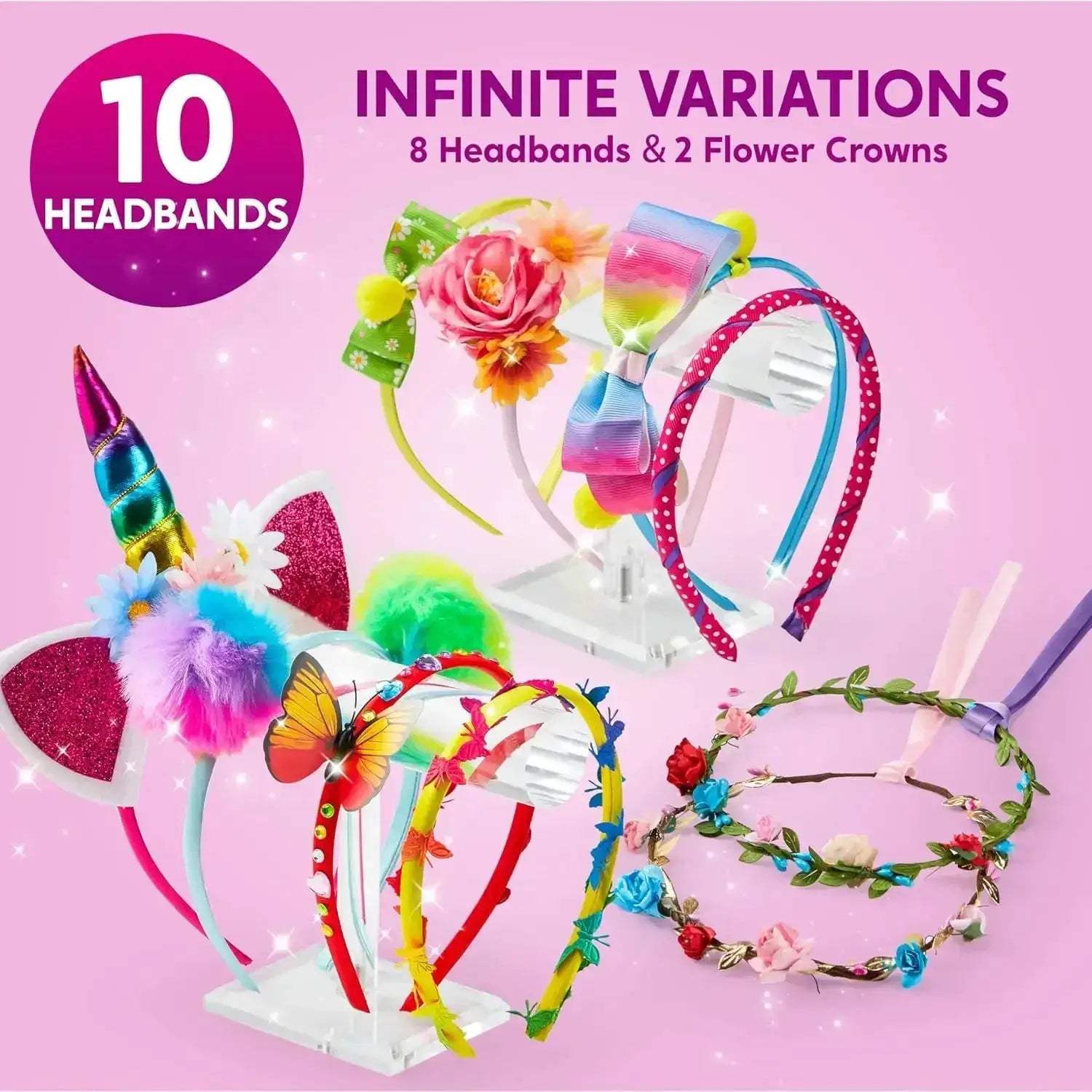 Joyfy Headband Making Kit For Girls DIY Hair Accessories Fun - Image 2