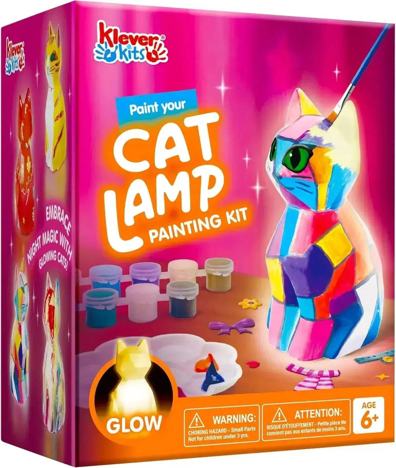 Creative Kids DIY Cat Lamp Kit Paint Your Own Nightlight - Image 7