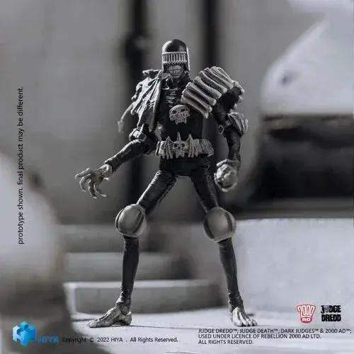 Judge Dredd Black And White Judge Death PX 1/18 Mini Action Figure - Image 2