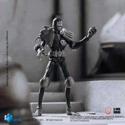 Judge Dredd Black And White Judge Death PX 1/18 Mini Action Figure - Image 3