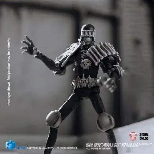 Judge Dredd Black And White Judge Death PX 1/18 Mini Action Figure - Image 5