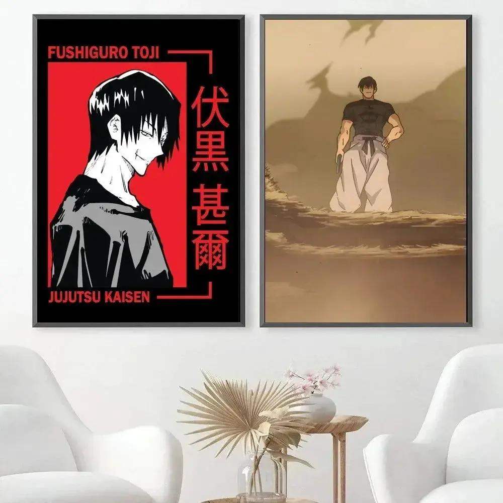 Jujutsu Kaisen Fushiguro Toji Poster, JJK Anime Posters Wall Art Decor Game Room - Image 10