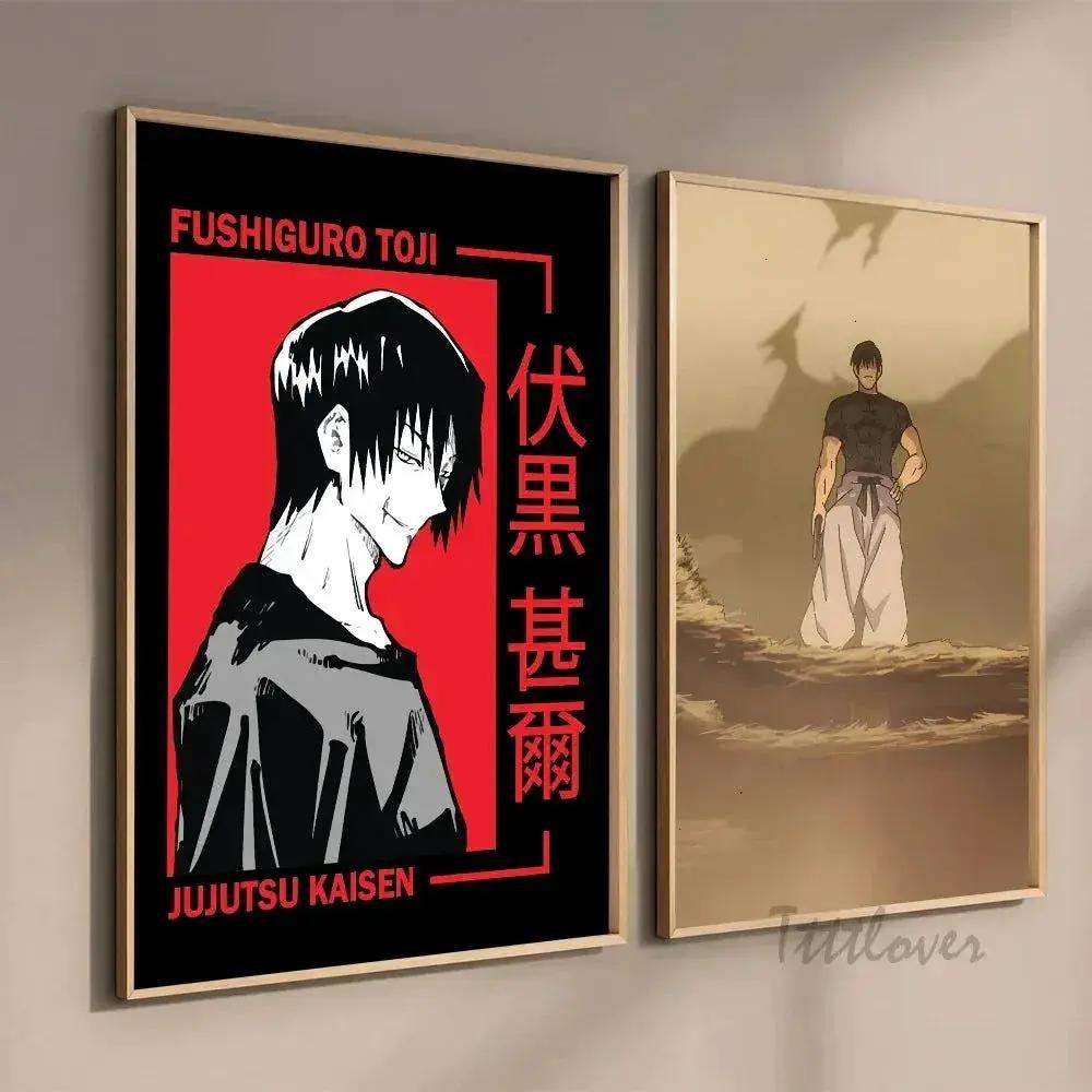 Jujutsu Kaisen Fushiguro Toji Poster, JJK Anime Posters Wall Art Decor Game Room - Image 2