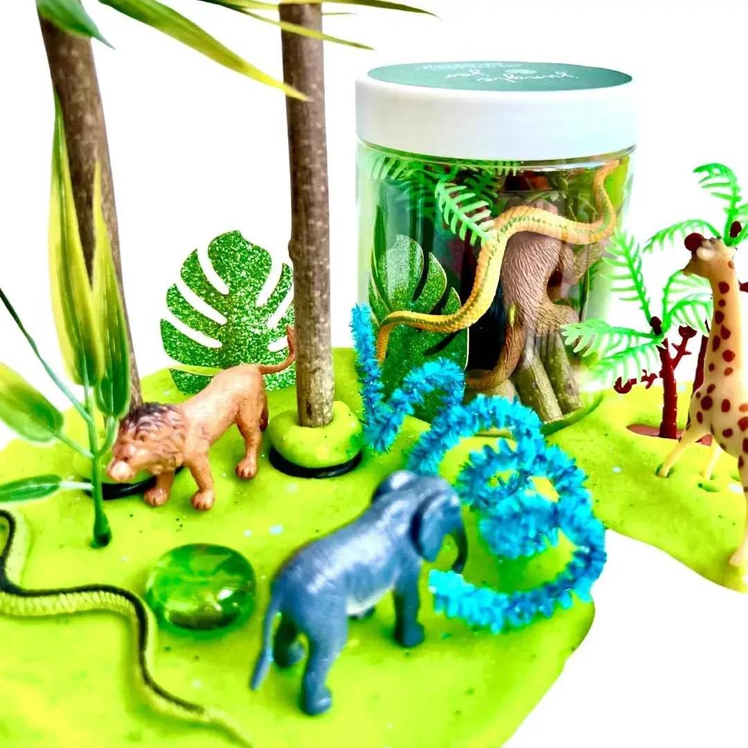 Jungle and Safari Animals Playdough Kit - Image 2