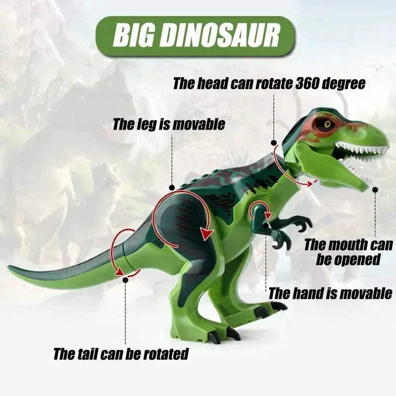 Dinosaur Building Blocks Educational Toy Compatible With Lego - Image 4